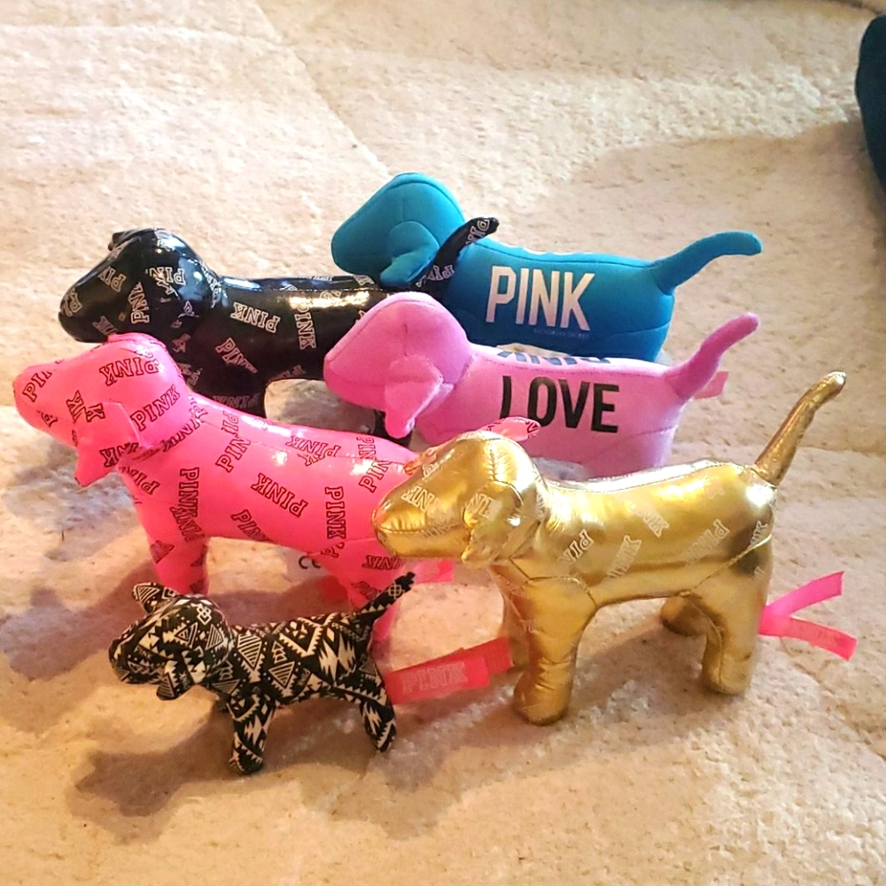 ●SOLD● Bundle Victoria Secret PINK 🐕 stuffed dogs